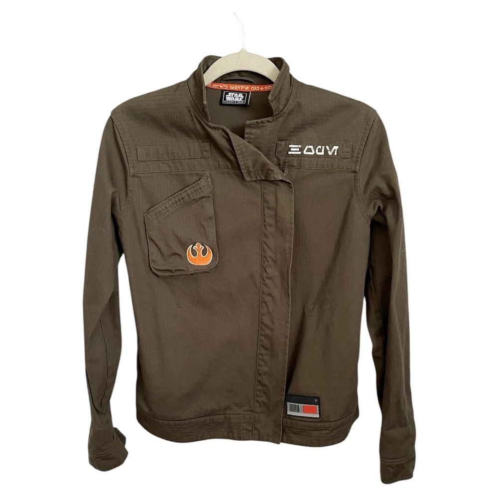 Disney Star Wars Galaxy’s Edge Resistance Women’s Cotton Zip-Up Jacket Size XS
